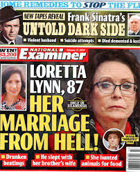 She is also a songwriter and has been active in her career for over six decades. National Examiner Magazine February 17 2020 Loretta Lynn Frank Sinatra His Girl Friday John Wayne Barbara Walters National Examiner American Media Incorporated Amazon Com Books