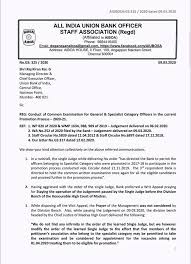 Join today for great rates and personalized service. Our Letter Aiubosa Gs 325 2020 On All India Union Bank Officer Staff Association Aiubosa Facebook