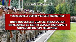 Maybe you would like to learn more about one of these? Kara Kuvvetleri Komutanligi 2021 Yili Ikinci Donem Sozlesmeli Er Egitim Ve Kesin Kayit Ilani Yayinlandi Askeri Bilgiler