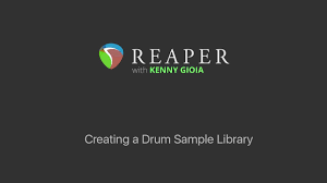 Maybe you would like to learn more about one of these? Creating A Drum Sample Library In Reaper Youtube
