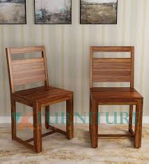 Bakerford ebony wood upholstered dining chair with charcoal seat (set of 2) (21.85 in. Vk Furniture Sheesham Wood Dining Chairs 2 Wooden Dinning Chairs Dining Room Furniture Provincial Teak Amazon In Furniture