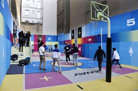 Basketball, game played between two teams of five players each on a rectangular court, usually indoors. The Top 10 Outdoor Basketball Courts In The World Courts Of The World