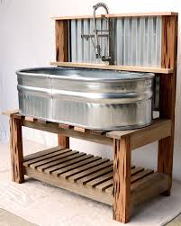 diy outdoor kitchen, outdoor sinks