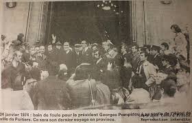 Il est premier ministre du 14 avril 1962 au 10 juillet 1968 et président de la république du 20 juin 1969 à sa mort. Centre Presse Quand Pompidou Faisait Un Malaise A Poitiers