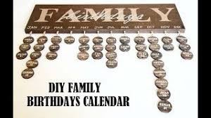 Simply write your loved ones name and birthday on the disc and hang that disc. How To Design A Diy Family Birthday Calendar Board Thediyplan