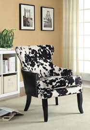 These Black Or White Color Tufted Back Chairs With Dark Brown Legs Can Be Your Living Room Accent Printed Accent Chairs Comfortable Accent Chairs Accent Chairs