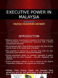 Find latest executive jobs in malaysia of may 2021, april 2021 and march 2021. Executive Power Of Malaysia Sources Of Law Political Charters