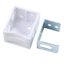 Delmar cellular and pleated shade mounting bracket, original, obsolete style. Replacement Brackets For 1 In Pvc Mini Blinds 2 Pack 10793478025855 The Home Depot