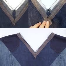 What's the best way to sew a neckline? How To Apply Bias Binding As A Facing To A V Neck An Excerpt From My Refashioners 2016 Jeanius Project Wendy Ward