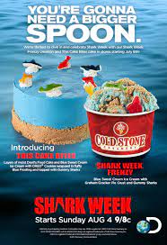 Cold Stone Creamery Shark Ice Cream Google Search Cold Stone Creamery Shark Week Recipes Shark Week