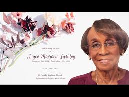 Celebrating The Life of Joyce Marjorie Lashley