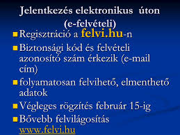 A felvételizők a személyes oldalukon (én felvim) is megtekinthetik az általuk megjelölt szakok ponthatárait. Ppt Felveteli Powerpoint Presentation Free Download Id 4658240