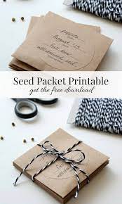 Create Your Own Seed Packets Diy Seed Packets Seed Packets Seed Packet Template