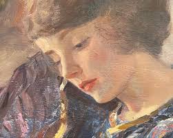 Guy Rose American 1867-1925 “Marguerite” 1909 Oil