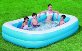 Kolam renang anak jumbo besar kotak portable intex 28272 plastik besi: Jual Online Kolam Renang Anak Bahan Karet Plastik Bestway