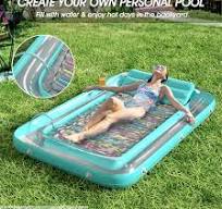 Amazon.com: Jasonwell 4 in 1 Inflatable Tanning Pool Lounger ...