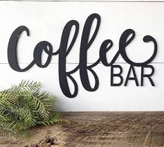 Reclaimed wood sweet tea sign. 20 Creative Coffee Bar Decor Ideas All Gifts Considered