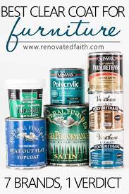 The Best Clear Coat For Painted Wood 2021 Easiest Chalk Paint Sealer Best Chalk Paint Staining Wood White Painted Furniture