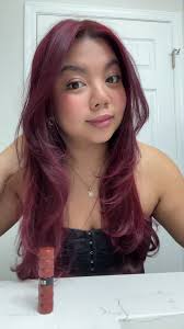 #cherryred hair touch up with @L’Oréal Paris hicolor/chroma in “magenta” +  “sangria” ❤️🍷