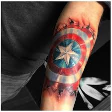 Subito a casa e in tutta sicurezza con ebay! Captain America Shield Tattoo Best Tattoo Ideas Gallery