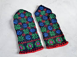 Latvian mittens and traditional patterns. Ethnographic Latvian Mittens Kurzeme Rucava Etsy Mittens Hand Knitting Handmade Socks