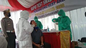 Rest Area Km 57 Tol Jakarta Cikampek Jadi Tempat Rapid Test Antigen Bagian 1