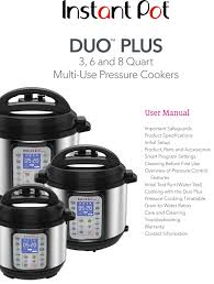 Instant Pot User Manuals English Instantpot Com
