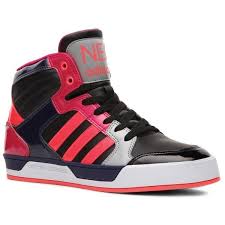 Adidas Neo Shoes Black And Orange Adidas Neo Raleigh High Top Sneaker Womens 70 Found On Polyvore Womens High Top Sneakers High Top Sneakers Chic Sneakers