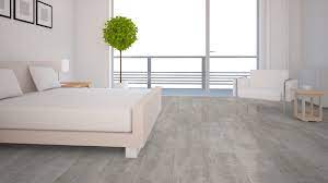 Larger, wider planks make your floor seem less busy, and roomier, too! Ter Hurne Cement Look Light Grey Laminate Tile Wood4floors