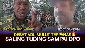 Debat Sengit Edison Gwijangge vs Sebby Sambom