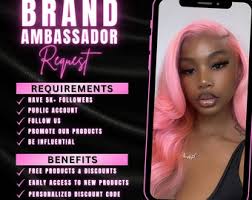 ブランドアンバサダーフライヤー：美容、ヘア、メイクアップテンプレート（デジタルダウンロード）