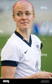 US Defender Becky Sauerbrunn (4) during the Women's International Soccer  match between Korea and the United States at WakeMed Soccer Park in Cary,  NC