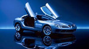 Blue Mercedes Benz Slr Mclaren 1366x768 50559 Mercedes Wallpaper Slr Mclaren Mercedes Benz Wallpaper
