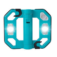 Might D Light 200 Lumen Mini Compact Folding Led Work Light Teal Led125t The Home Depot