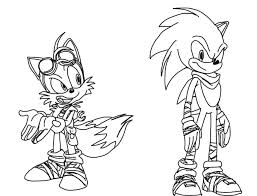 Printable sonic tails miles prower coloring page. Sonic The Hedgehog Coloring Pages 120 Pieces Print For Free