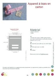 Gabarits D Appareils A Biais En 2020 Biais Couture Couture Piece Conseils De Couture