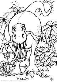 coloriages de dinosaures t rex effrayant dinosaur coloring pages animal coloriage plumes gratuit