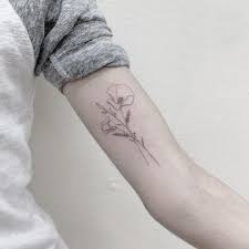 Kayla Hang On Instagram California Poppy To Symbolize Her Home State Lavender Tattoo Poppies Tattoo Feminine Tattoos