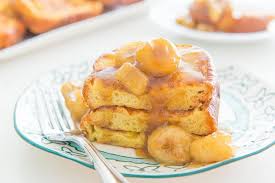Bananas Foster French Toast Challah French Toast Fifteen Spatulas