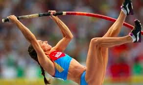 For men it is 6,14 cm, made by sergej bubka and for women it is 5,06 cm, made by jelena isinbajeva. Gfljfh1knnft1m