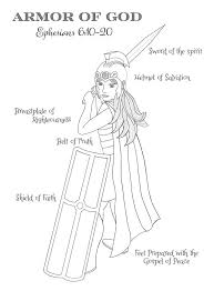 But it's also important to remember that we fighting a spiritual battle, not a physical one. Girl Armor Of God Coloring Page Free Printable Coloring Pages For Kids