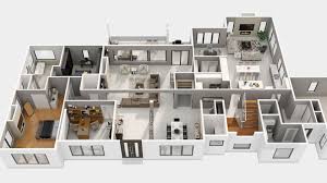 3d Floor Plan For A Big Private Home In 2020 Floor Plans How To Plan Classic Floors