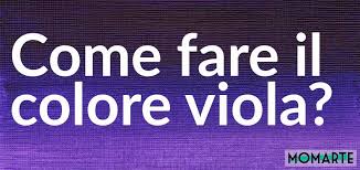 Per coloro che non avessero troppa dimestichezza con i colori, il ciano, classificato come colore freddo, è una uniteli con le seguenti proporzioni, tre quarti di colore giallo ed un quarto di colore ciano. Come Si Fa Il Colore Viola Momarte