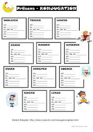 Konjugation Deutsch Lernen Text Auf Deutsch Deutsch Lernen Ubungen
