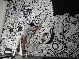 Black And White Mural Portrait Pin Em My Work Murals