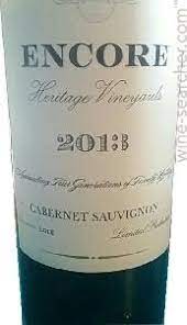Encore Winery Cabernet Sauvignon, Napa Valley | prices, stores, tasting  notes & market data
