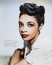 Colorized Photo of Jazz Vocalist Maxine Sullivan