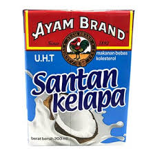 Satu kotak santan kental biasa dibuat dari 2 butir kelapa. Santan Ayam Brand 200 Ml Coconut Milk Ayam Brand Santan Kotak Shopee Malaysia