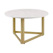 It combines a stylish slate grey metal frame with tempered clear glass. Forest Gate Modern 30 Inch Round Coffee Table Bed Bath Beyond