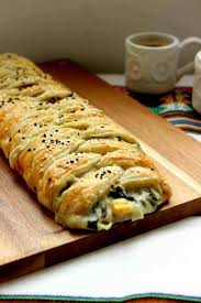 Spinach Artichoke Puff Pastry Braid Flour Spice Recipe In 2020 Spinach Puff Pastry Puff Pastry Recipes Savory Pastry Recipes